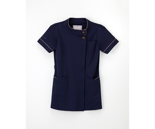 ナガイレーベン チュニック ネイビー+ベージュ L AY-3792 1枚(ご注文単位1枚)【直送品】