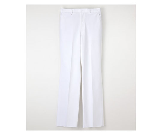 ナガイレーベン 男子スラックス ホワイト 79 USA90 1枚(ご注文単位1枚)【直送品】