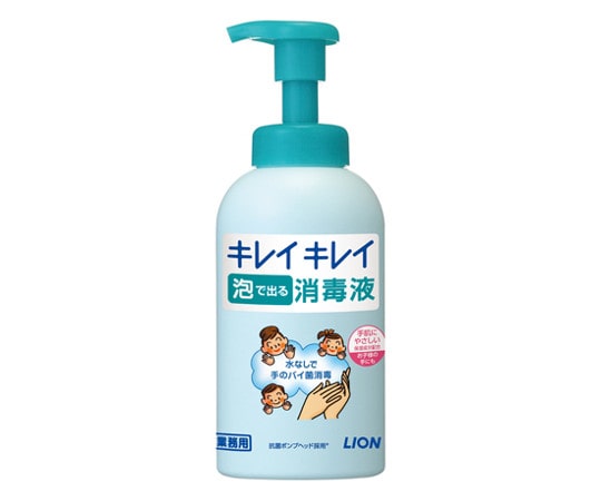 ライオンハイジーン キレイキレイ泡で出る消毒液 550mL×12入 BPPGDA*J 1箱(ご注文単位1箱)【直送品】