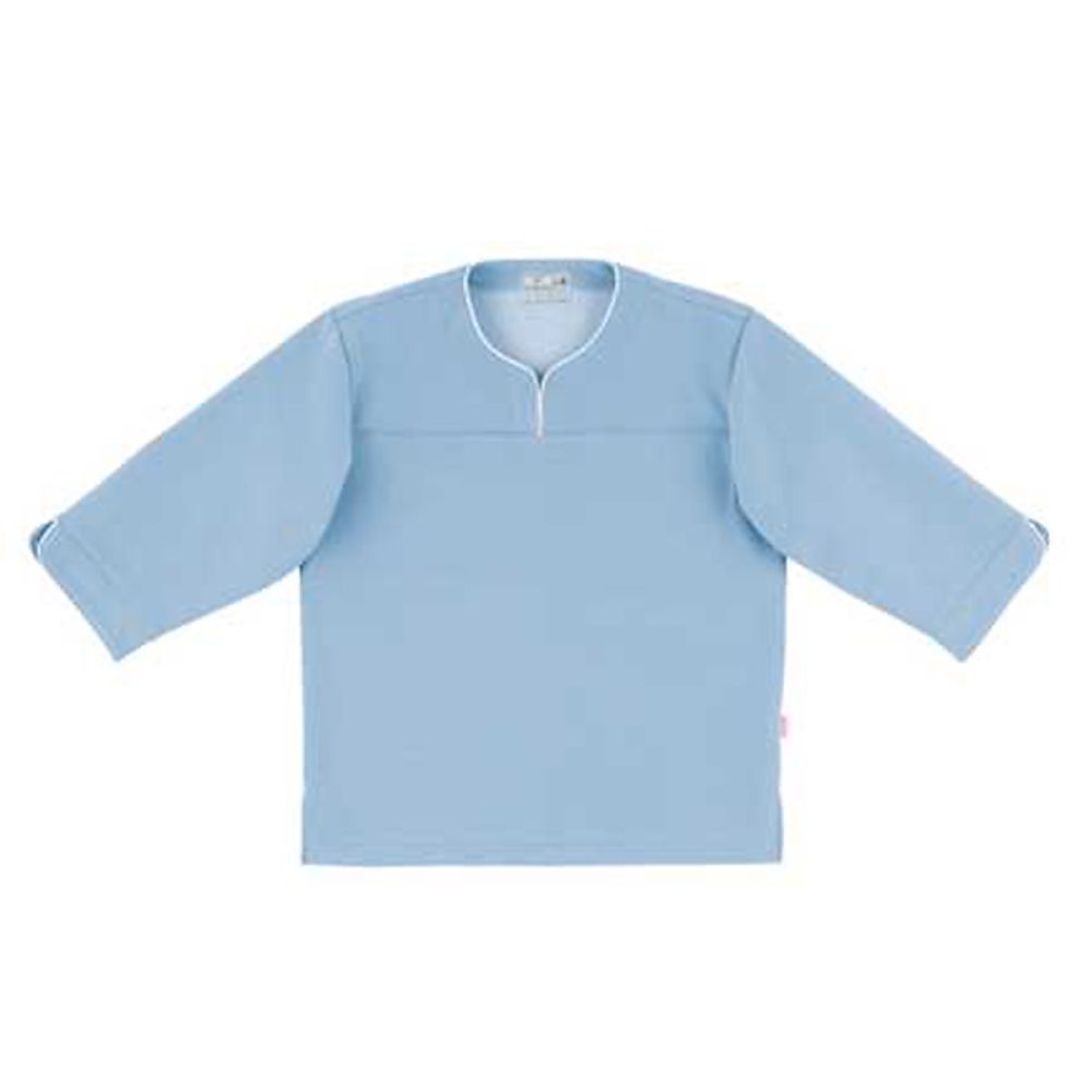 KIRAKU（トンボ） 検診用シャツ バイオレット M（身丈68cm） CR841-80 M 1枚（ご注文単位1枚）【直送品】