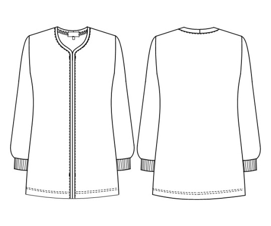 ナガイレーベン カーディガン ネイビー L RJ2910 1枚（ご注文単位1枚）【直送品】