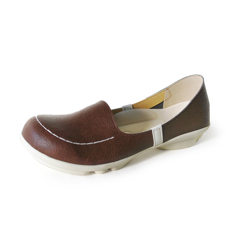 リゲッタ ツヴォル スリッポンパンプス ダークブラウン L（24.0~24.5cm） TB103-DBR-L 1足（ご注文単位1足）【直送品】