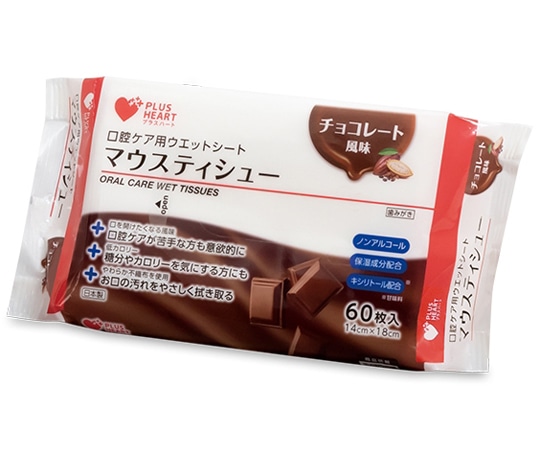 オオサキメディカル PH マウスティシュー チョコレート 60枚入 75042 1袋（ご注文単位1袋）【直送品】