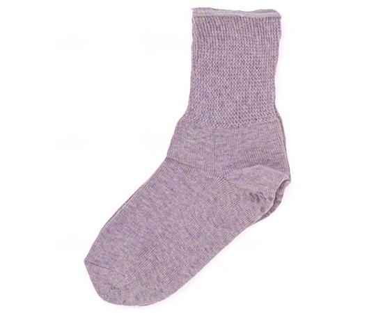 ナイガイ 快歩主義ソックス 22~24cm パープル 3696601 1足（ご注文単位1足）【直送品】
