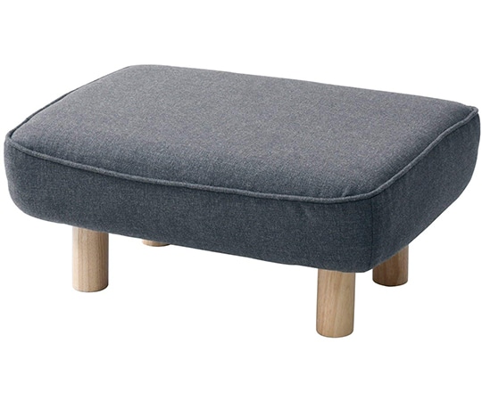 山善(YAMAZEN) オットマン スツール グレー HFOT-67(GY) 1台(ご注文単位1台)【直送品】