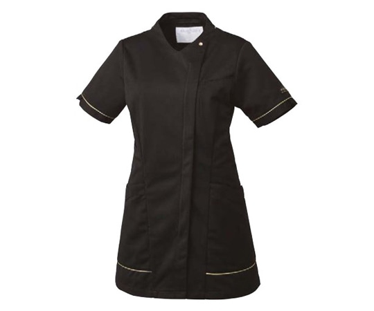 MICHEL KLEIN（ミッシェルクラン） ジャケット[女性用] ブラック×ベージュ LL コネクト（トリコット） 袖丈21cm MK-0041 1着（ご注文単位1着）【直送品】