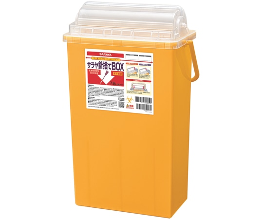 サラヤ 針捨てBOX 7.6L 回転タイプ 12個入 45298 1ケース（ご注文単位1ケース）【直送品】