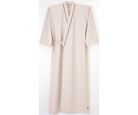 ナガイレーベン 患者衣ゆかた型 ベージュ M FG-1510 1枚（ご注文単位1枚）【直送品】