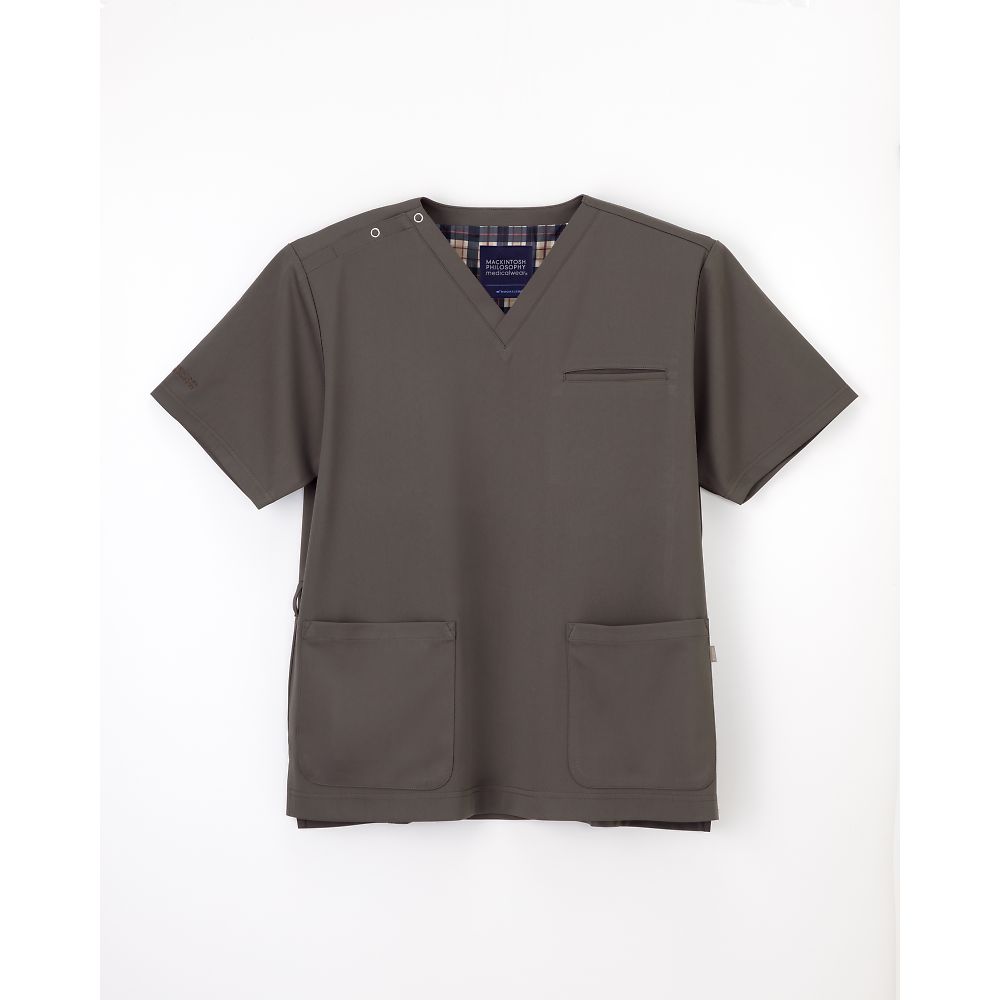 ナガイレーベン MPメンズスクラブ ブラウン L MPA-3902 1枚（ご注文単位1枚）【直送品】