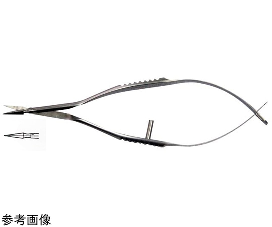 Leprex マイクロ剪刀 直型 85mm LMB-54-1 1個（ご注文単位1個）【直送品】