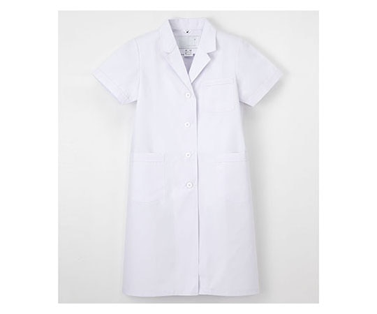 ナガイレーベン 女子シングル半袖診察衣 M EP132 1枚（ご注文単位1枚）【直送品】