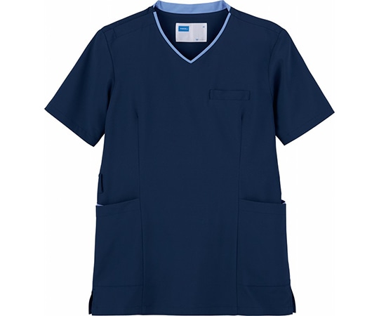 WHISEL(自重堂) レディーススクラブ ネービー L WH13095 1枚(ご注文単位1枚)【直送品】