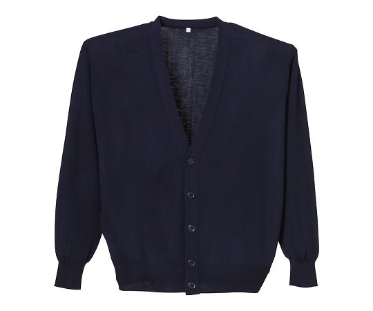 ディーフェイズ 抗ピルメンズカーディガン ネイビー M D2001 1枚(ご注文単位1枚)【直送品】