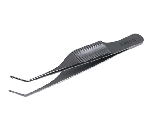 日本フリッツメディコ ギル デリケートピンセット 7.5cm 有鈎 曲 A362-4236 1本(ご注文単位1本)【直送品】