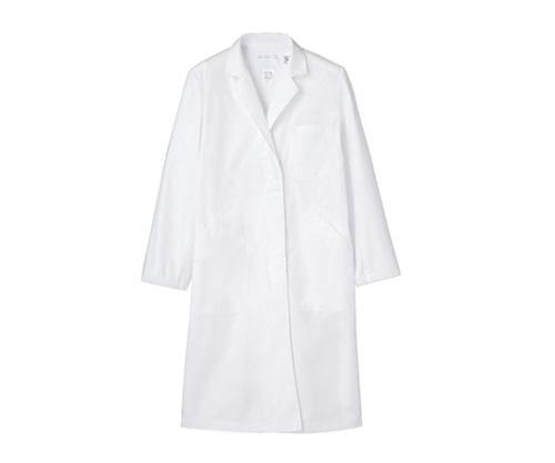 住商モンブラン 診察衣 レディス 長袖S 白 51-001 4L 1枚（ご注文単位1枚）【直送品】