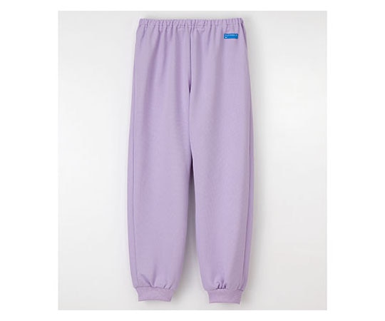 ナガイレーベン ニットパンツ パープル L EJ7013 1枚（ご注文単位1枚）【直送品】