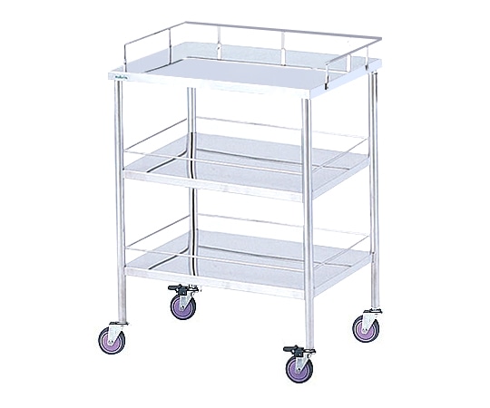 ナビス（アズワン） 回診車 750×450×850mm HM-750 1台（ご注文単位1台）【直送品】