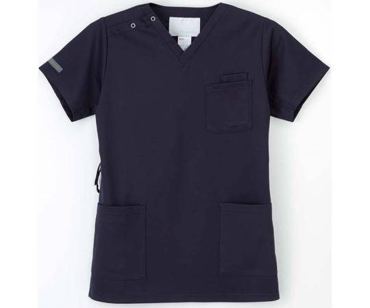 ナガイレーベン 男女兼用スクラブ ネイビー LL RF-5502 1枚(ご注文単位1枚)【直送品】