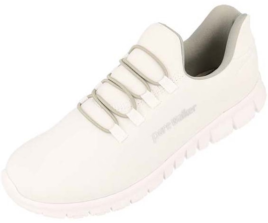 ダイマツ BMZハンズフリーシューズ 25.0cm ホワイト PW1501 1足（ご注文単位1足）【直送品】