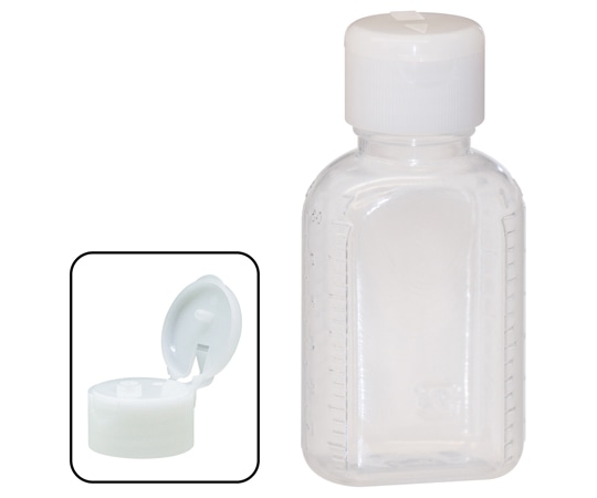 金鵄製作所 小判型投薬瓶 60mL ワンタッチキャップ（ホワイト:白） 200本入 23010-001 1箱（ご注文単位1箱）【直送品】