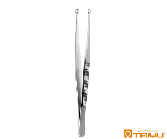 TAIYU（大祐医科工業） リング状鑷子イボ取り 筋入 併式 ダボ無 径5mm 全長13cm TY-048 1本（ご注文単位1本）【直送品】