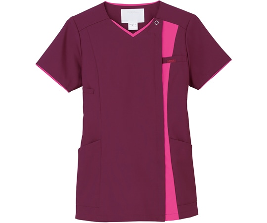 フォーク レディスジップスクラブR バーガンディ×チェリーピンク L 8501SCK-16 1枚（ご注文単位1枚）【直送品】