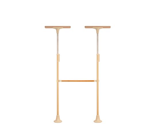 DIPPERホクメイ ベスポジBPZ Tベース ショート H型 木手すり 固定900 セット BPZ-H2000-61 1個（ご注文単位1個）【直送品】