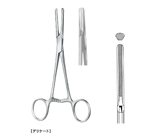 ジェイ・シー・ティ チューブ鉗子 JB13-4501 1個(ご注文単位1個)【直送品】