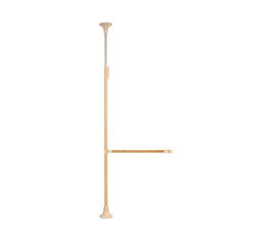 DIPPERホクメイ ベスポジBPZ 丸ベース ロング ト型 木手すり 固定900 セット BPZ-K5000-31 1個（ご注文単位1個）【直送品】