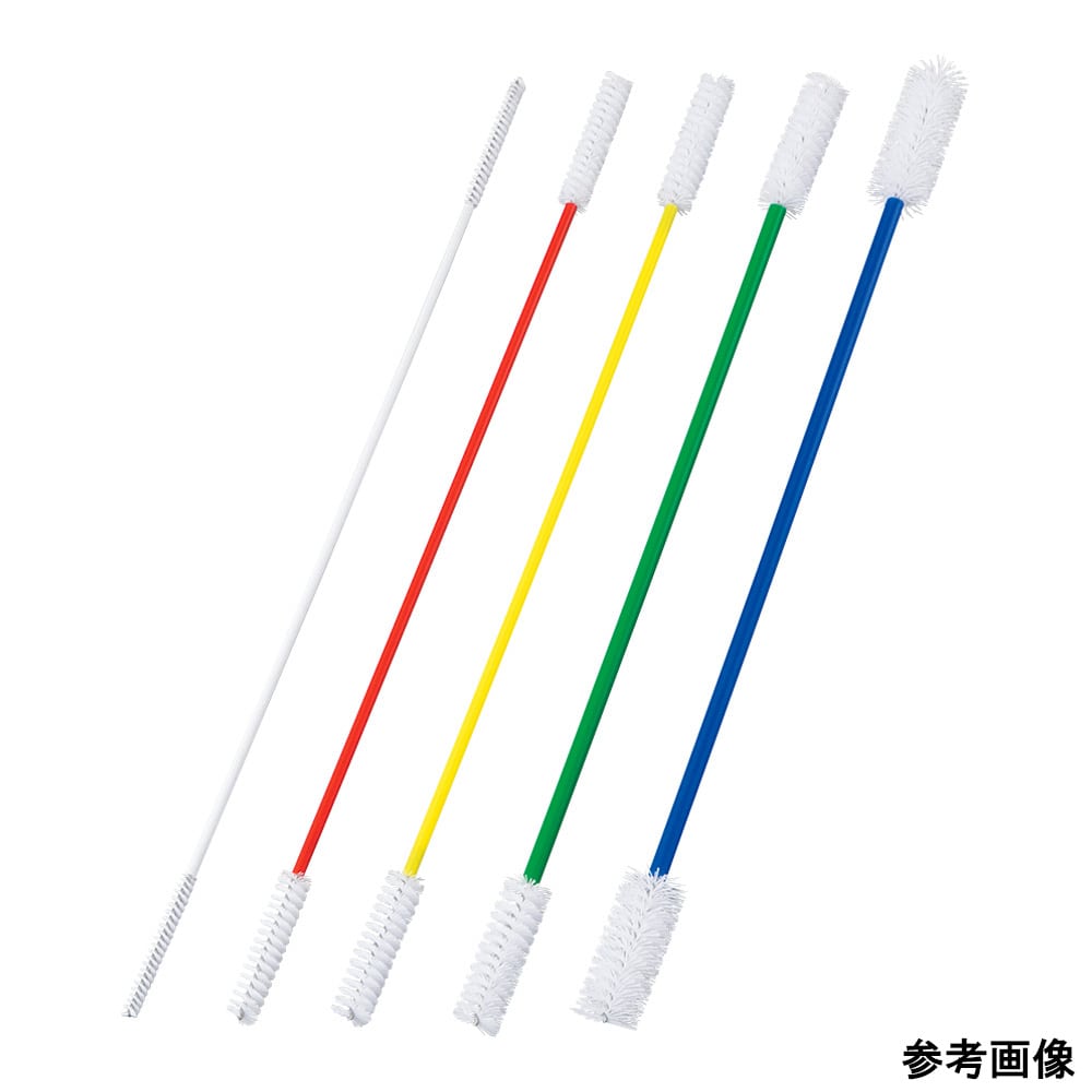 アズワン 両端ブラシ （赤） 350mm 3本入 40-35010 1袋（ご注文単位1袋）【直送品】