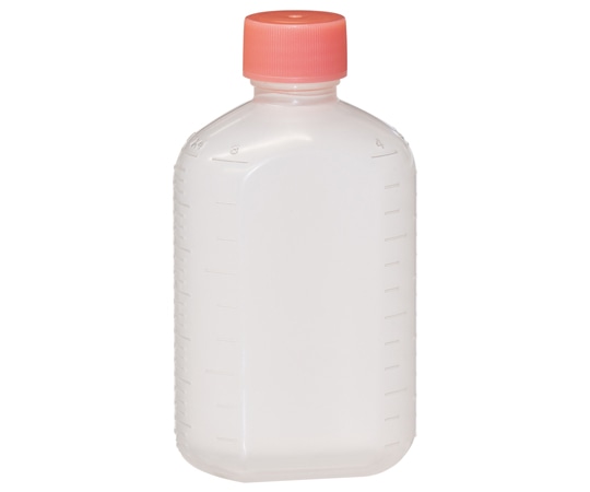 金鵄製作所 小判型投薬瓶 200mL ノーマルキャップ（ピンク） 100本入 20030-005 1箱（ご注文単位1箱）【直送品】