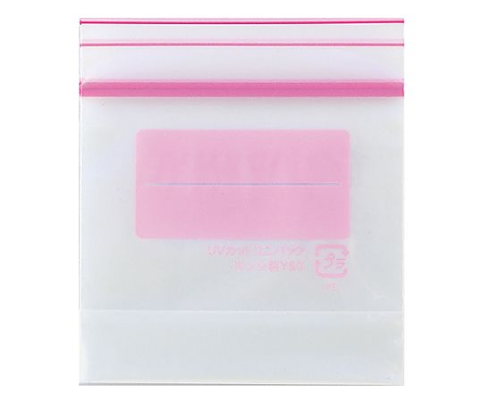 金鵄製作所 UVカットユニパック 底マチ Y80 100枚入 76500-008 1袋(ご注文単位1袋)【直送品】