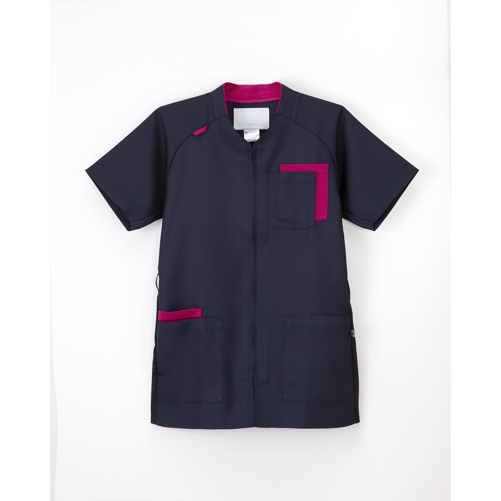 ナガイレーベン 男女兼用スクラブ ネイビー+ピンク S RT-5422 1枚(ご注文単位1枚)【直送品】