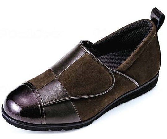 サロンドグレー 100年シューズ ダークブラウン L SL9107 1足(ご注文単位1足)【直送品】