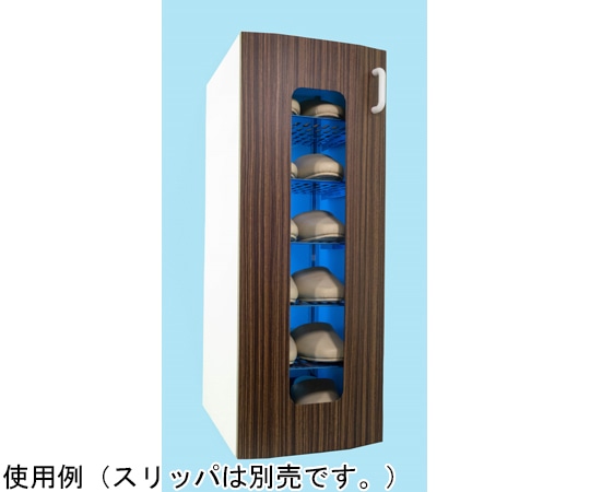 東邦歯科産業 UVクリーン キュート6足 光触媒仕様 右取手 木目調ドア ゼブラウッドダーク  1台（ご注文単位1台）【直送品】