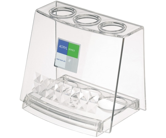 イノマタ化学 アクリル歯ブラシスタンド クリアー #2214 1個（ご注文単位1個）【直送品】