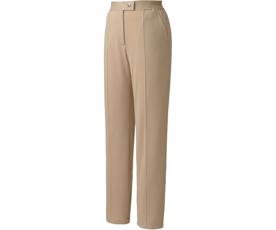 KAZEN レディススラックス ベージュ 3L KZN613-12 1枚（ご注文単位1枚）【直送品】
