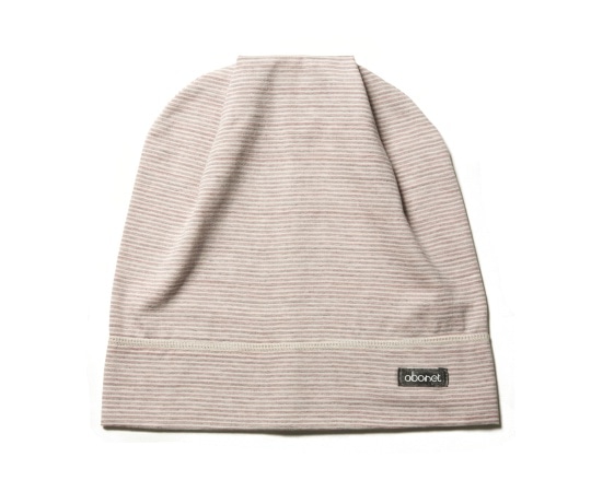 特殊衣料 abonetソフト スムースキャップ1 ストライプピンク Sサイズ 2048 1個（ご注文単位1個）【直送品】