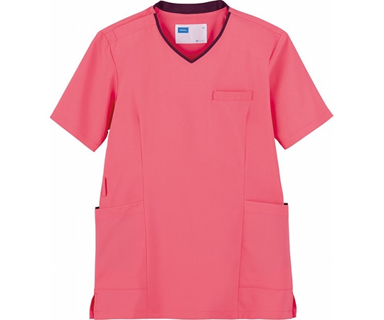 WHISEL(自重堂) レディーススクラブ チェリーピンク 4L WH13095 1枚(ご注文単位1枚)【直送品】