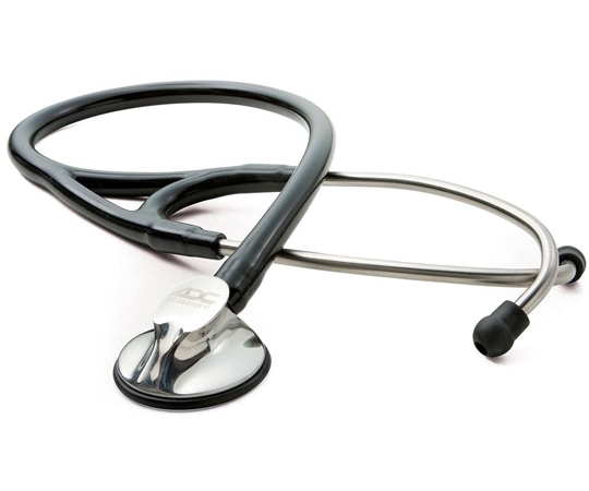 ユーメド貿易 ADスコープ プラチナムカーディオロジーステトスコープ ブラック AD700BK 1本（ご注文単位1本）【直送品】