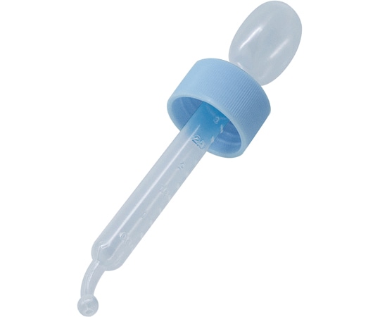 金鵄製作所 【キンシ製投薬瓶用】60mL用スポイト付キャップ（スカイブルー:水）<瓶本体は付属しません> 1袋（100本入） 22430-014 1袋（ご注文単位1袋）【直送品】