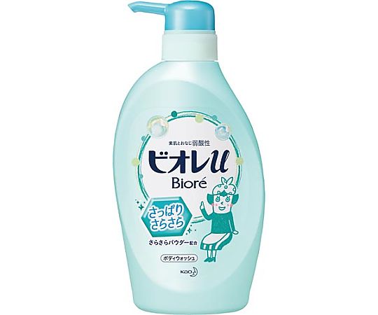花王 ビオレu さっぱりさらさら 本体 480mL 336279 1本（ご注文単位1本）【直送品】
