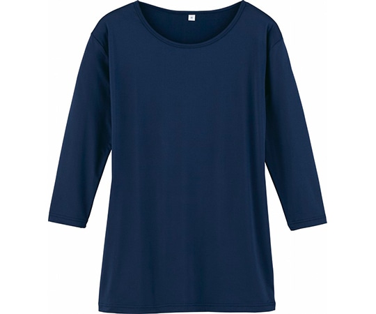 WHISEL（自重堂） 七分袖起毛インナー ネービー 3L WH90129 1枚（ご注文単位1枚）【直送品】