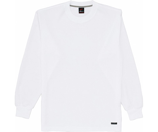 WHISEL（自重堂） 長袖Tシャツ ホワイト 5L 85224 1枚（ご注文単位1枚）【直送品】