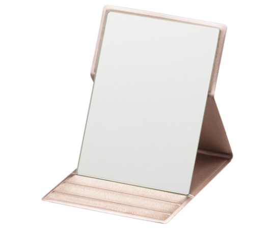 堀内鏡工業 プロモデル折立ナピュアミラー ピンクゴールド S AM-001P 1個（ご注文単位1個）【直送品】