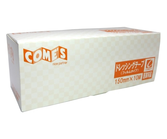 コメス ドレッシングテープ（フィルムタイプ）150mm×10m 8巻入 cod302 1箱（ご注文単位1箱）【直送品】