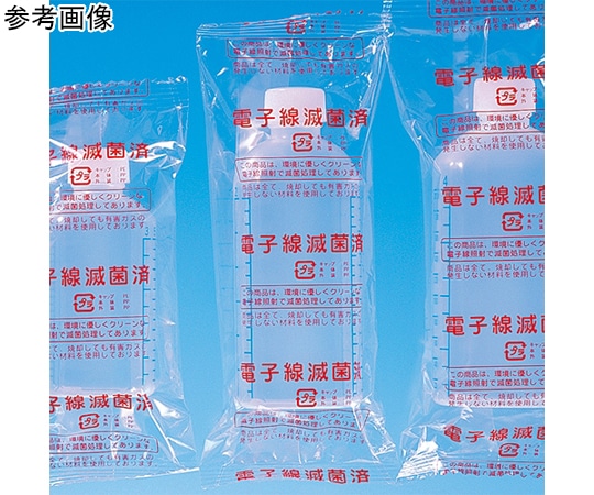 シンリョウ 滅菌済 プリント目盛瓶 青目盛 150mL 100本入 117040 1箱（ご注文単位1箱）【直送品】