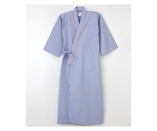 ナガイレーベン 患者衣 ゆかた型 ブルー S SG1440 1枚（ご注文単位1枚）【直送品】