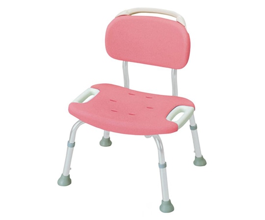 リッチェル やわらかシャワーチェア ピンク 背付き ワイド 49341 1個（ご注文単位1個）【直送品】