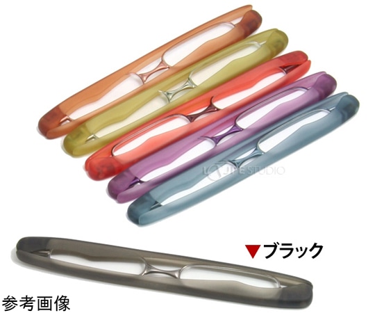 池田レンズ工業 老眼鏡 折りたたみ ポッドリーダー ブラック +2.0 SG-01BK 1個（ご注文単位1個）【直送品】